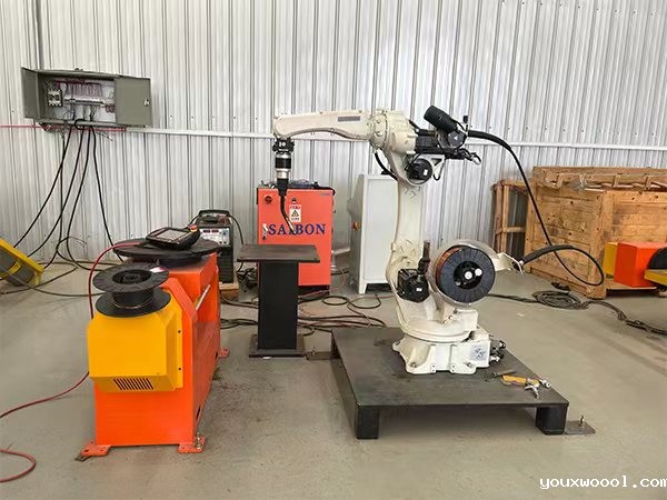 青岛赛邦的自动焊接生产线展示