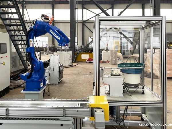 青岛赛邦生产的自动包装生产线展示